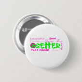 Badge Rond 5 Cm Traits de poseur (Devant & derrière)