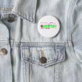 Badge Rond 5 Cm Traits de poseur (En situation)
