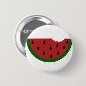 Badge Rond 5 Cm tranche de fruits mordu pastèque (Devant & derrière)