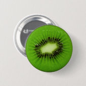 Badge Rond 5 Cm Tranche fraîche de kiwis (Devant & derrière)