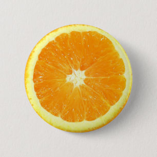 Badge Rond 5 Cm tranche orange