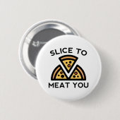 Badge Rond 5 Cm Trancher Pour Vous Manger (Devant & derrière)