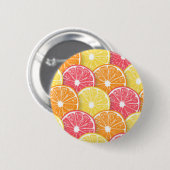 Badge Rond 5 Cm Tranches d'agrumes (Devant & derrière)