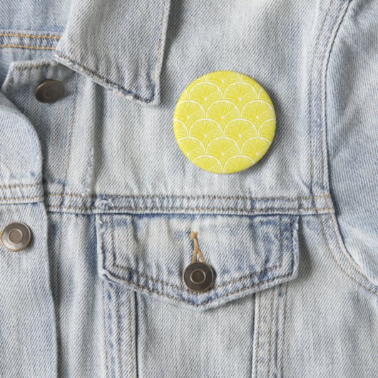 Badge Rond 5 Cm Tranches de citron (En situation)