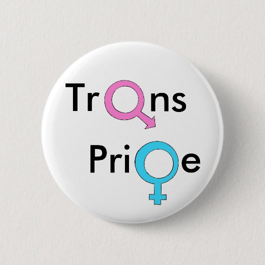 Badge Rond 5 Cm Trangender/fierté transsexuelle (Devant)