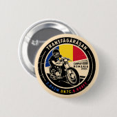 Badge Rond 5 Cm Transfagarasan | Roumanie | Motorcycle (Devant & derrière)