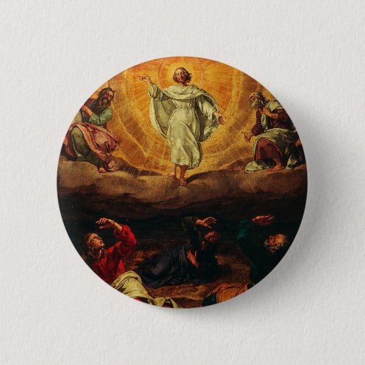 Badge Rond 5 Cm Transfiguration de Jésus-Christ (Devant)