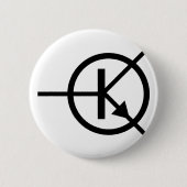 Badge Rond 5 Cm transistor (Devant)