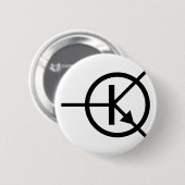 Badge Rond 5 Cm transistor (Devant & derrière)