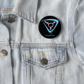 Badge Rond 5 Cm transport celtique, transsexuel (En situation)