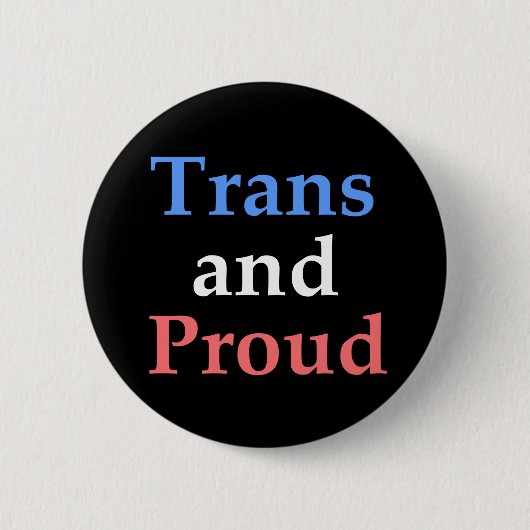 Badge Rond 5 Cm Transport et fier - gay pride (Devant)