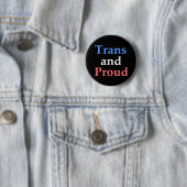 Badge Rond 5 Cm Transport et fier - gay pride (En situation)