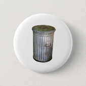 Badge Rond 5 Cm trash bin (Devant)