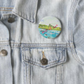 Badge Rond 5 Cm Travail d'Art (En situation)