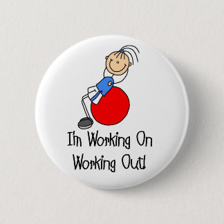 Badge Rond 5 Cm Travailler à établir le bouton