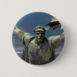 Badge Rond 5 Cm Travailleur/révolutionnaire communistes (3)