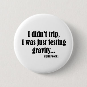 Badge Rond 5 Cm Travaux de gravité
