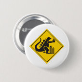 Badge Rond 5 Cm Traversée du monstre (Devant & derrière)