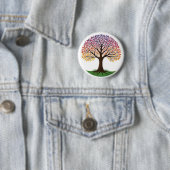 Badge Rond 5 Cm Tree of Life (En situation)