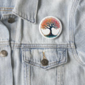 Badge Rond 5 Cm Tree of Life (En situation)
