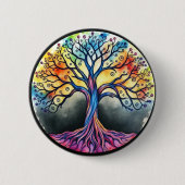 Badge Rond 5 Cm Tree of Life (Devant)