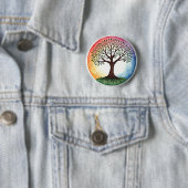 Badge Rond 5 Cm Tree of Life (En situation)