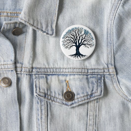 Badge Rond 5 Cm Tree of Life (En situation)