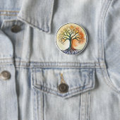 Badge Rond 5 Cm Tree of Life (En situation)