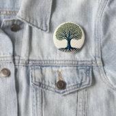 Badge Rond 5 Cm Tree of Life (En situation)