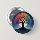 Badge Rond 5 Cm Tree of Life (Devant & derrière)