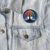 Badge Rond 5 Cm Tree of Life (En situation)