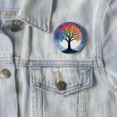 Badge Rond 5 Cm Tree of Life (En situation)
