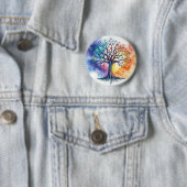 Badge Rond 5 Cm Tree of Life (En situation)