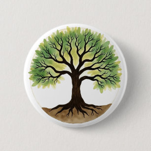 Badge Rond 5 Cm Tree of Life