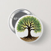 Badge Rond 5 Cm Tree of Life (Devant & derrière)