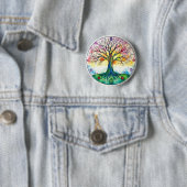 Badge Rond 5 Cm Tree of Life (En situation)