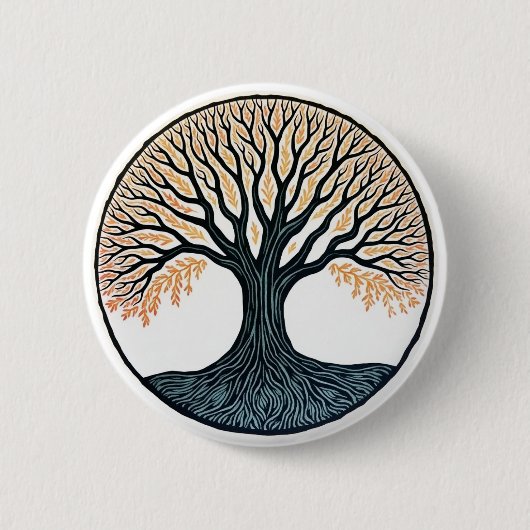 Badge Rond 5 Cm Tree of Life (Devant)