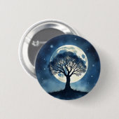 Badge Rond 5 Cm Tree of Life (Devant & derrière)