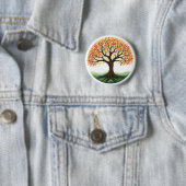 Badge Rond 5 Cm Tree of Life (En situation)