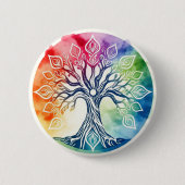 Badge Rond 5 Cm Tree of Life (Devant)