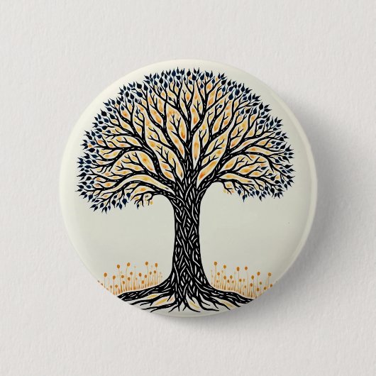 Badge Rond 5 Cm Tree of Life (Devant)
