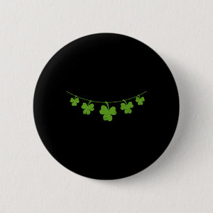 Badge Rond 5 Cm Trèfle drôle de sein irlandais St Patricks Day col