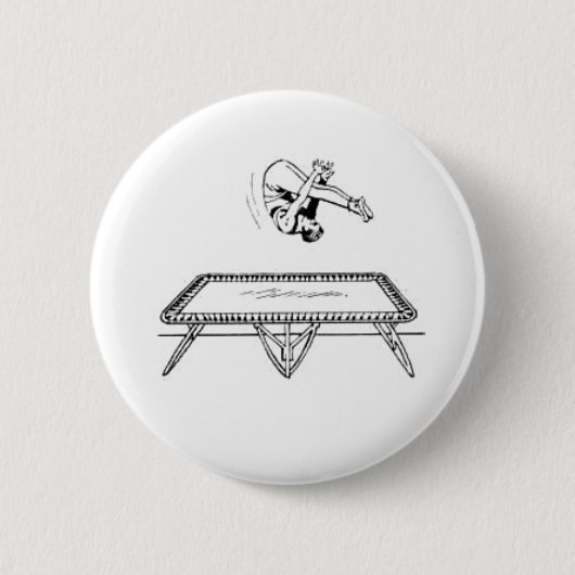 Badge Rond 5 Cm Trempoline (Devant)