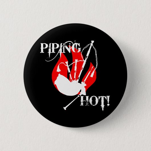 Badge Rond 5 Cm Très chaud ! (Devant)