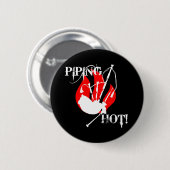 Badge Rond 5 Cm Très chaud ! (Devant & derrière)