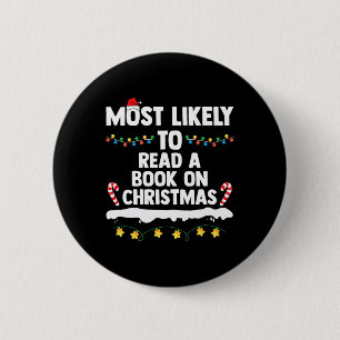 Badge Rond 5 Cm Très Probable De Lire Un Livre Sur Le Correspondan