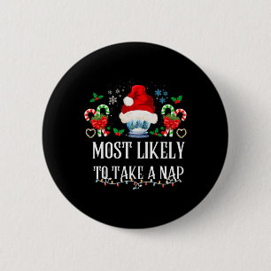 Badge Rond 5 Cm Très Probable De Prendre Une Famille Nap Correspon