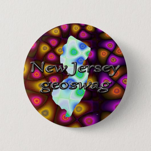 Badge Rond 5 Cm Trésor de cadeaux de Geocaching de butins de (Devant)