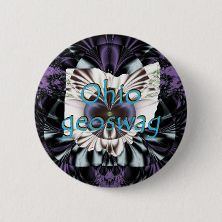 Badge Rond 5 Cm Trésor de cadeaux de Geocaching de butins de