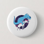 Badge Rond 5 Cm Trex équitation Unicorn (Devant)